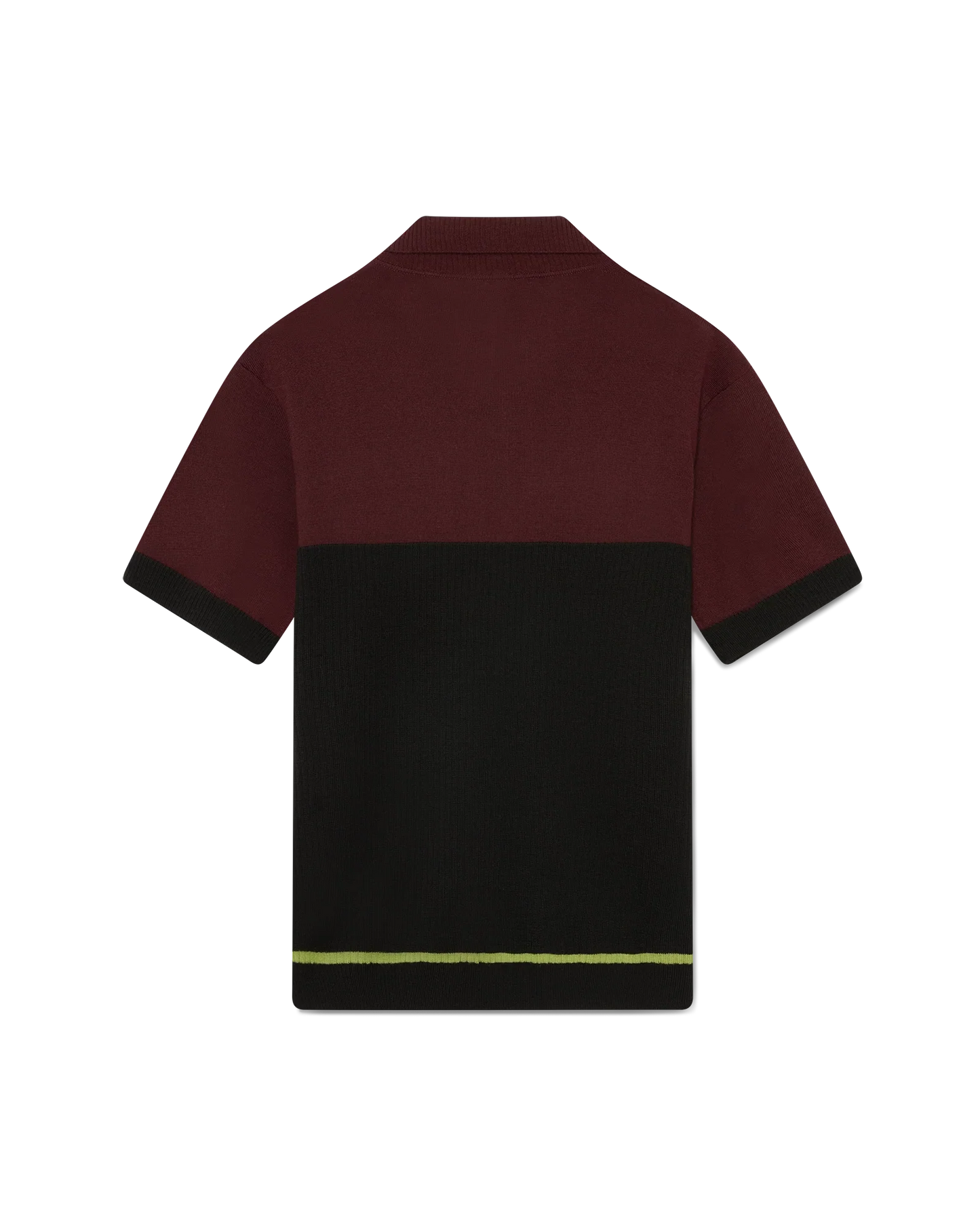 Stripe Merino Knit Polo