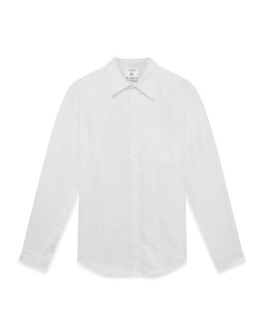 Cotton Monogram Jacquard Oxford Shirt