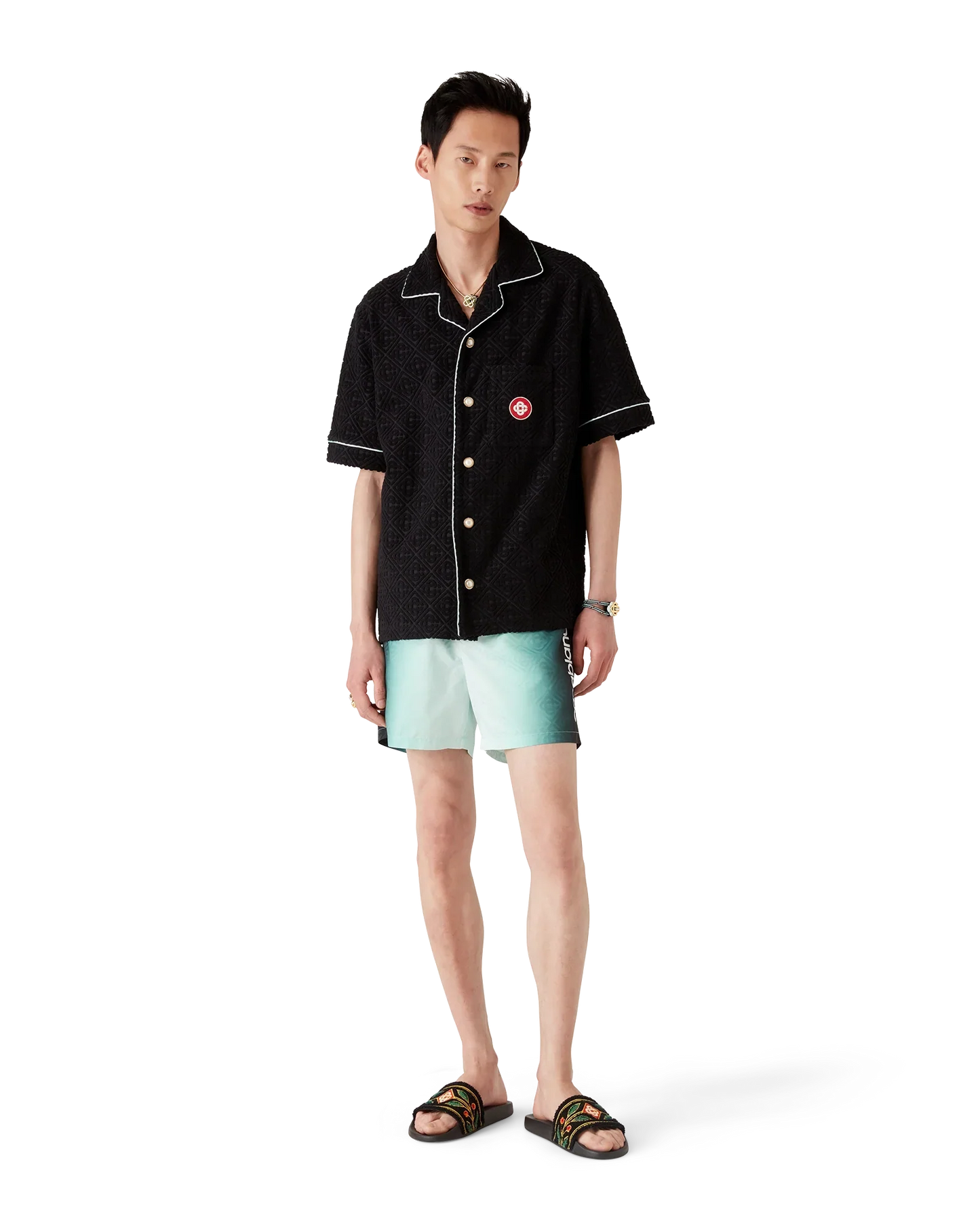 Gradient Monogram Jacquard Swim Shorts