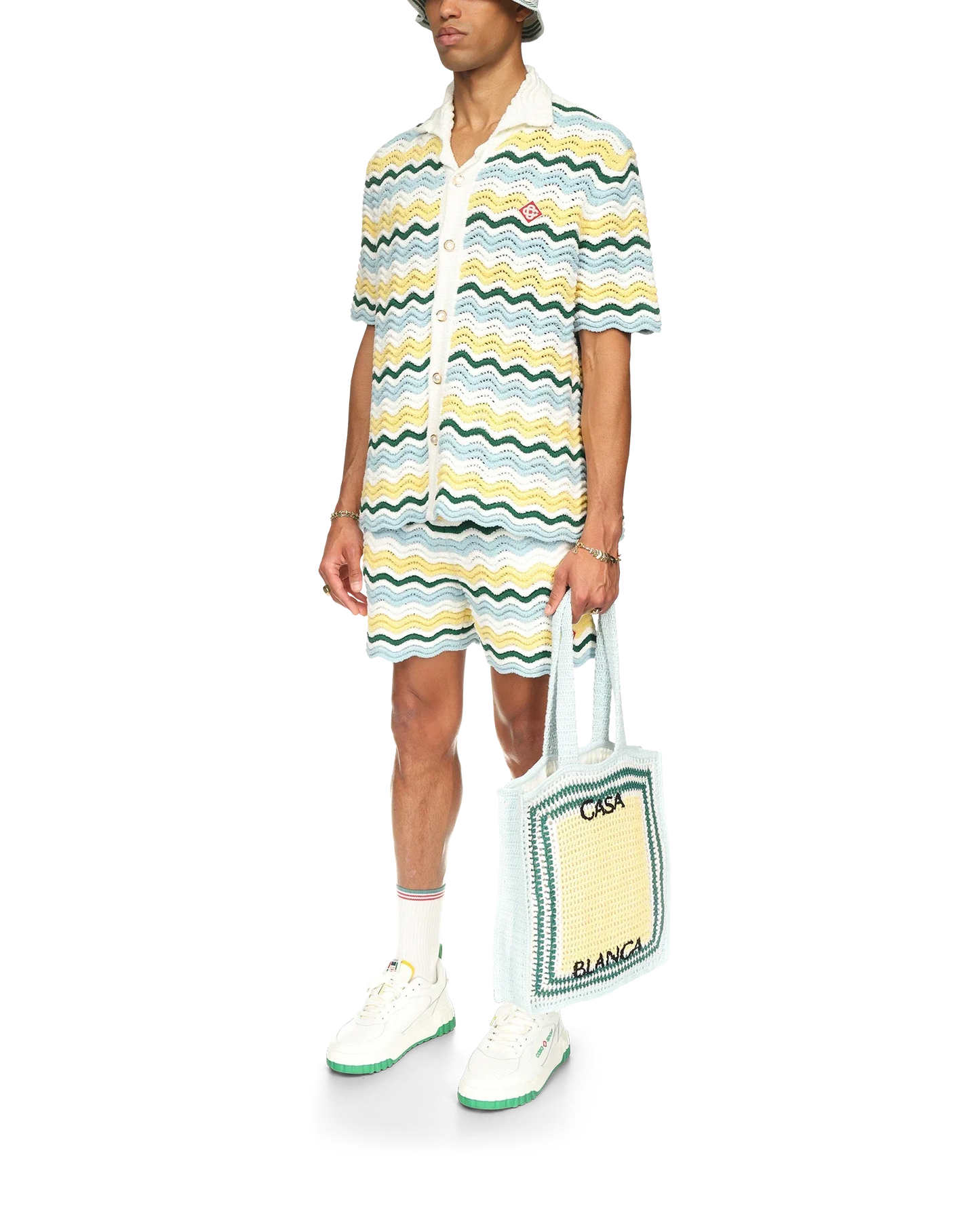 Wavy Boucle Shorts